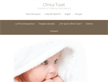 Tablet Screenshot of clinicatuset.info