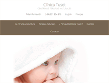 Tablet Screenshot of clinicatuset.org